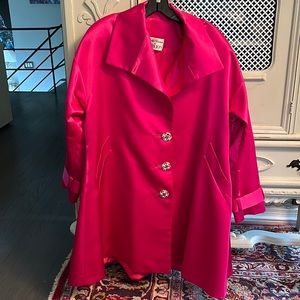 Hot pink jacket TERIJON Vintage